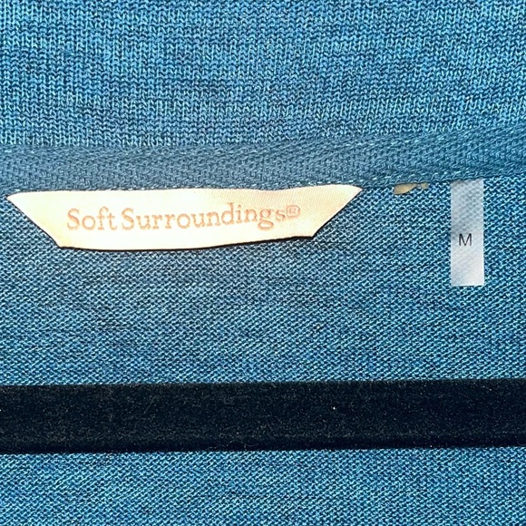 Soft Surroundings Madeline Long sleeve asymmetrical Tunic Top - Picture 4 of 9